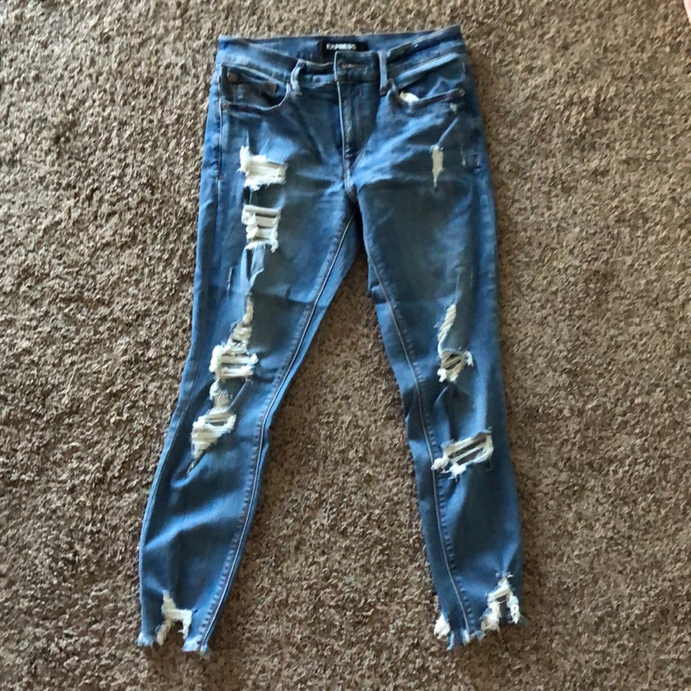 Mod rose ankle legging jean